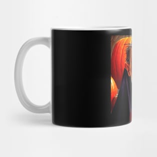 Evil Crazy Priest Halloween Design Mug